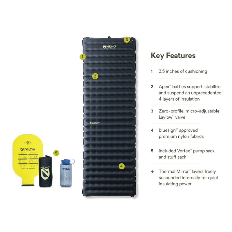Nemo Tensor Extreme Lightweight Sleeping Pad Long-Wide