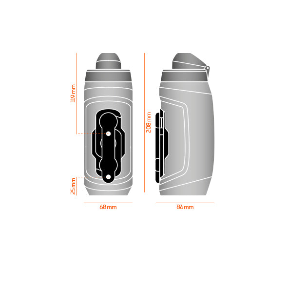 Fidlock Twist 590ml Bottle + Bike Base
