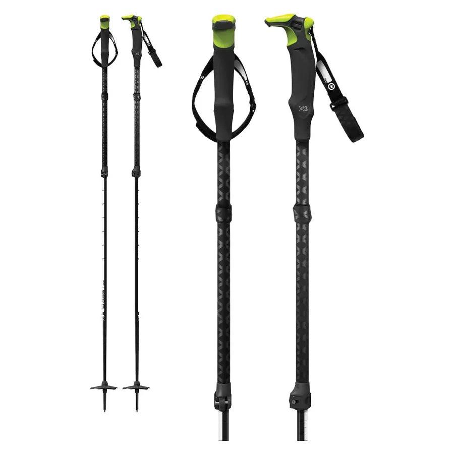 G3 VIA Carbon 2-part ski pole <span style="background-color:rgb(246,247,248);color:rgb(28,30,33);"> Touring Ski Poles </span>