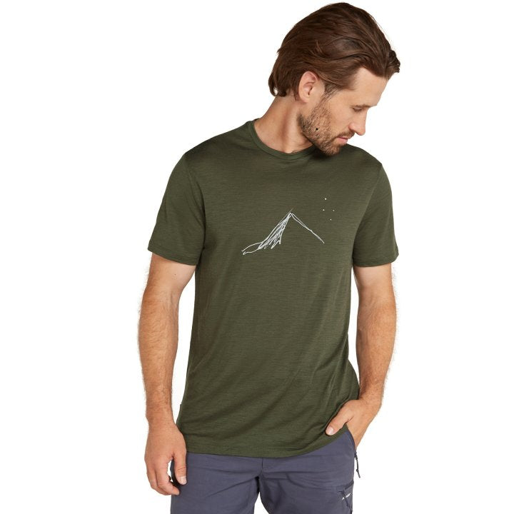 Icebreaker Men's Merino 150 Tech Lite Short Sleeve Tee Southern Constellation
