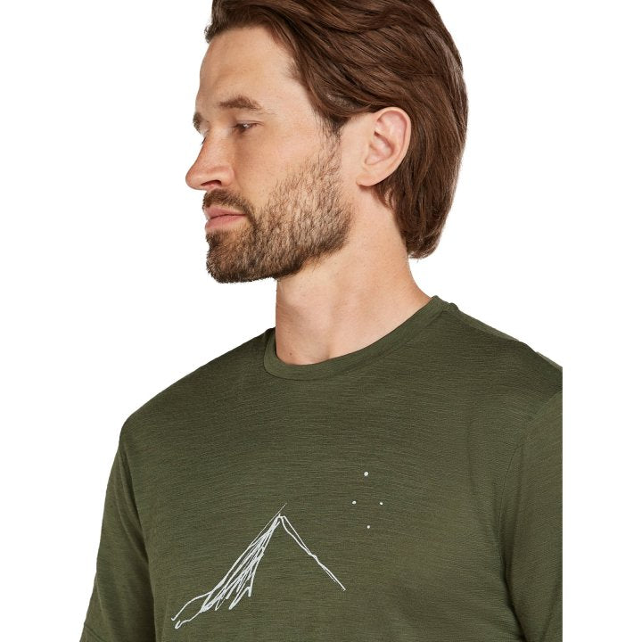 Icebreaker Men's Merino 150 Tech Lite Short Sleeve Tee Southern Constellation