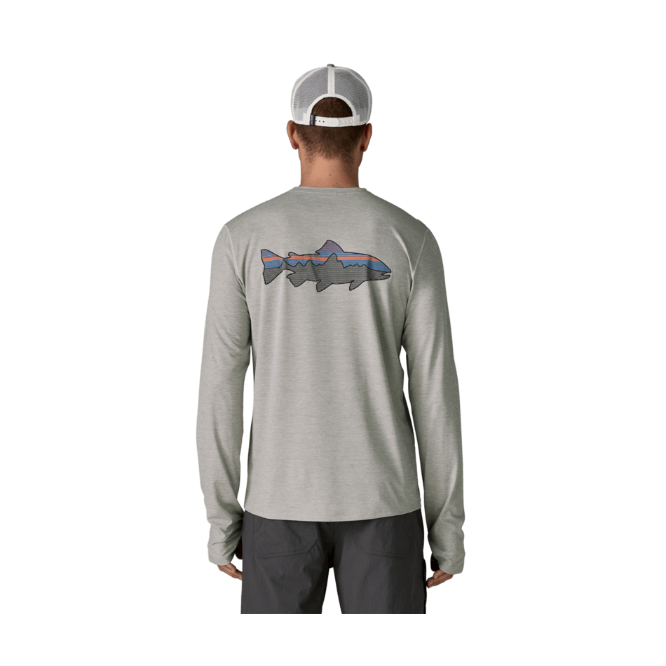 Patagonia Men’s Capilene Cool Sun Long Sleeve Shirt - Fitz Roy Trout