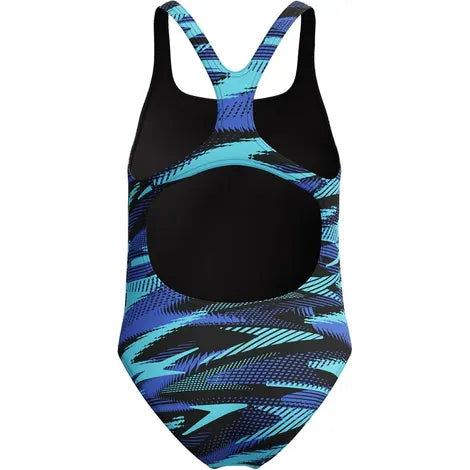 Speedo Kid's Girl Hyperboom Allover Print One Piece