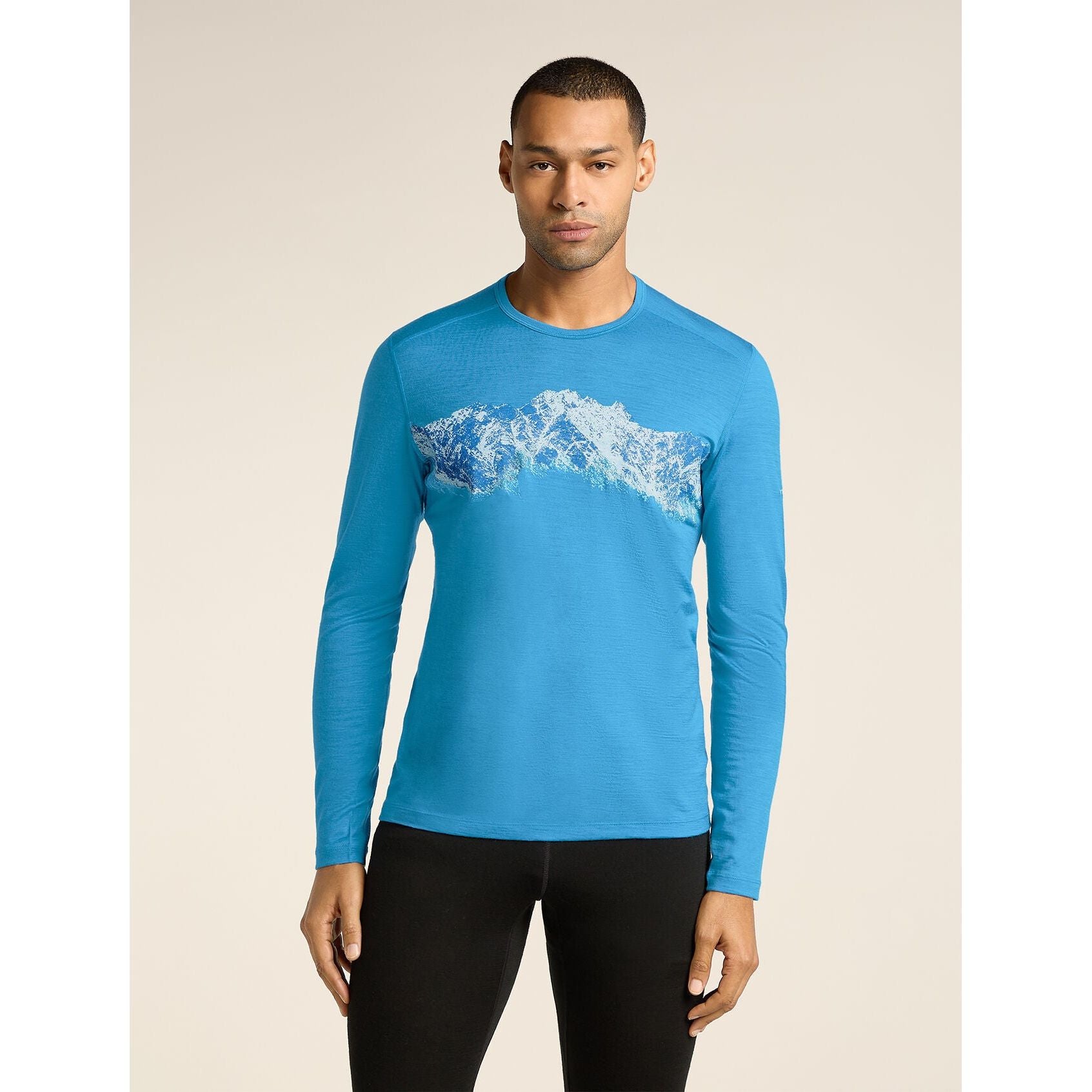 Icebreaker Men's Merino 200 Oasis Long Sleeve Crewe Thermal Top Remarkables
