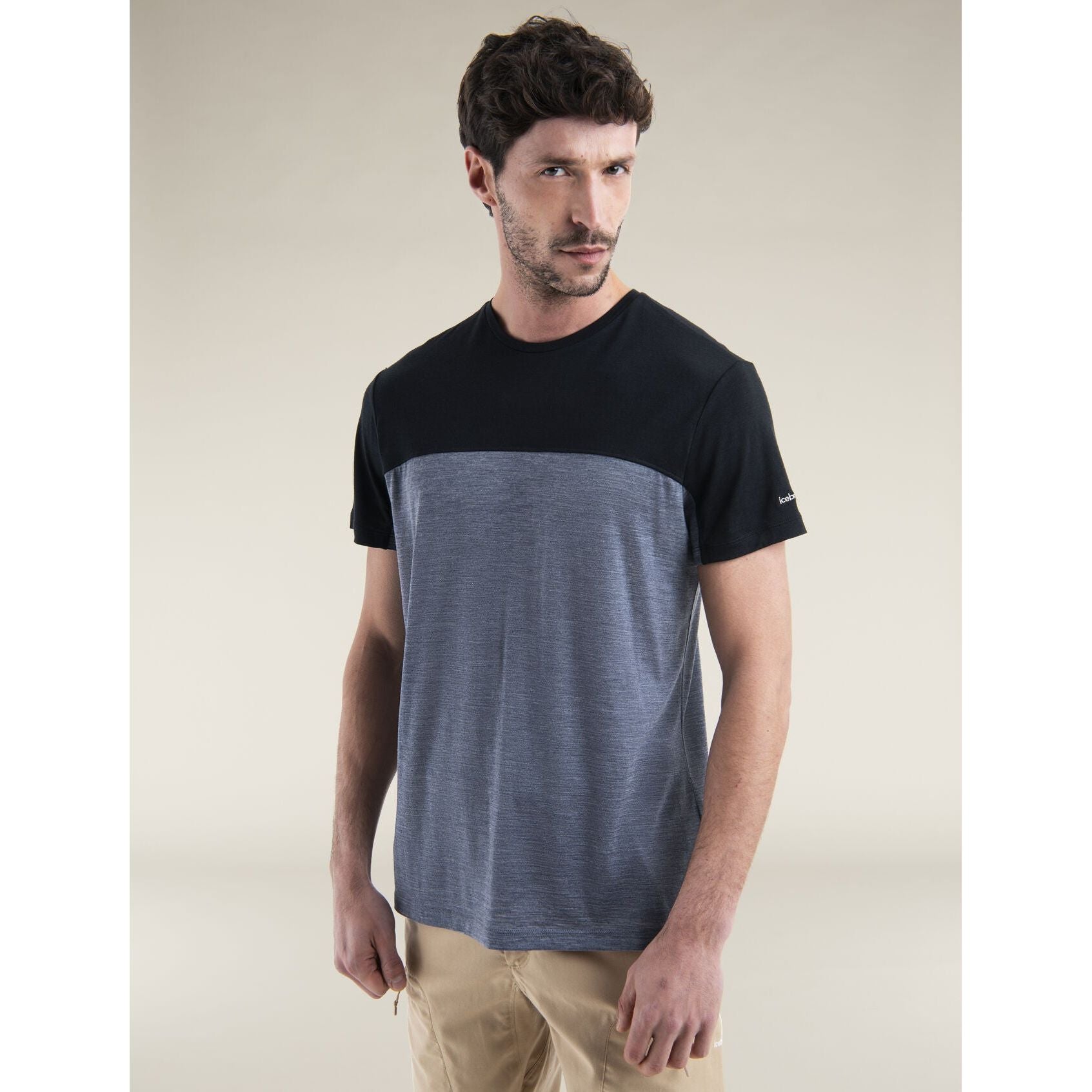 Icebreaker Men's Merino Blend 125 Cool-Lite Sphere SS T-Shirt Colour Block
