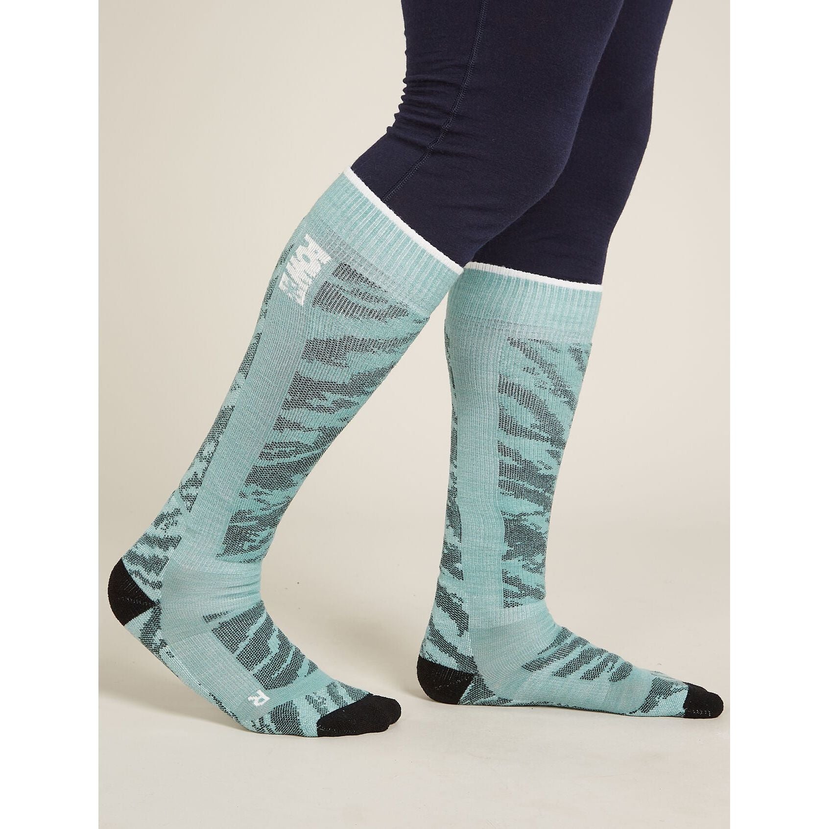 Icebreaker Men's Merino Ski+ Medium Over The Calf Protect Our Winters