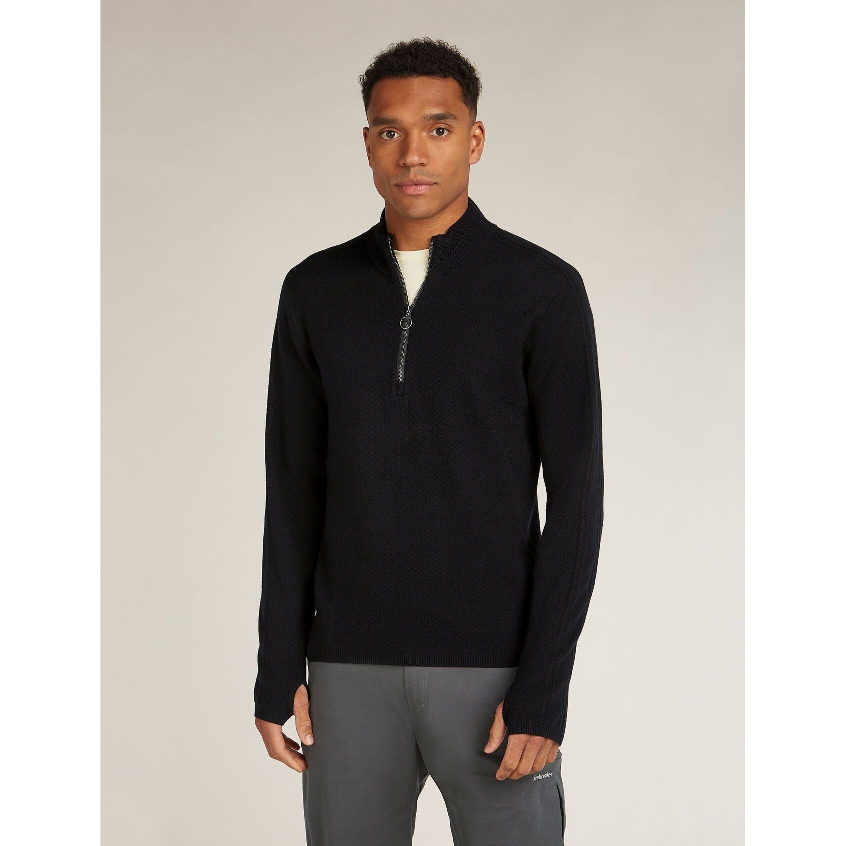 Icebreaker Men's Merino Icebreaker Anniversary Original Long Sleeve Half Zip