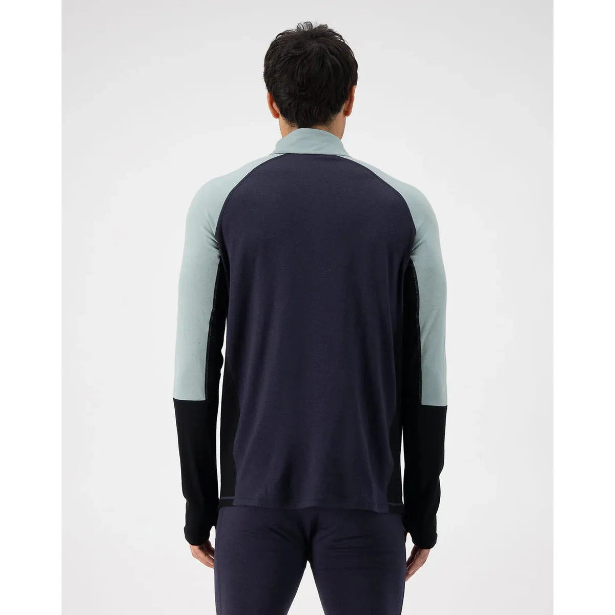 Mons Royale Men's Olympus Merino Base Layer 1/2 Zip Long Sleeve