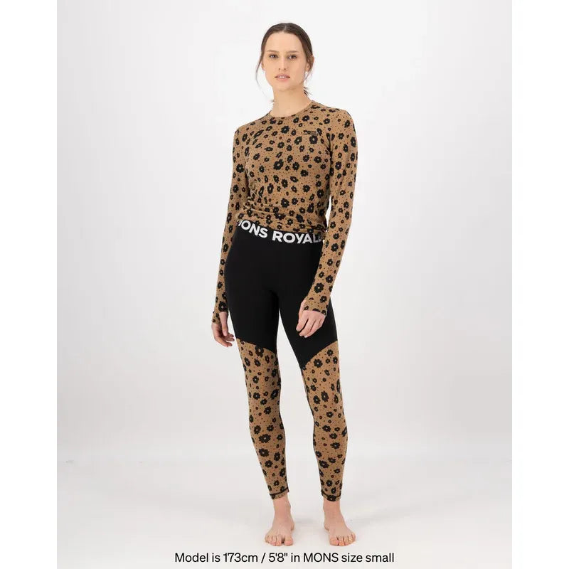 Mons Royale Women's Cascade Merino Baselayer Leggings