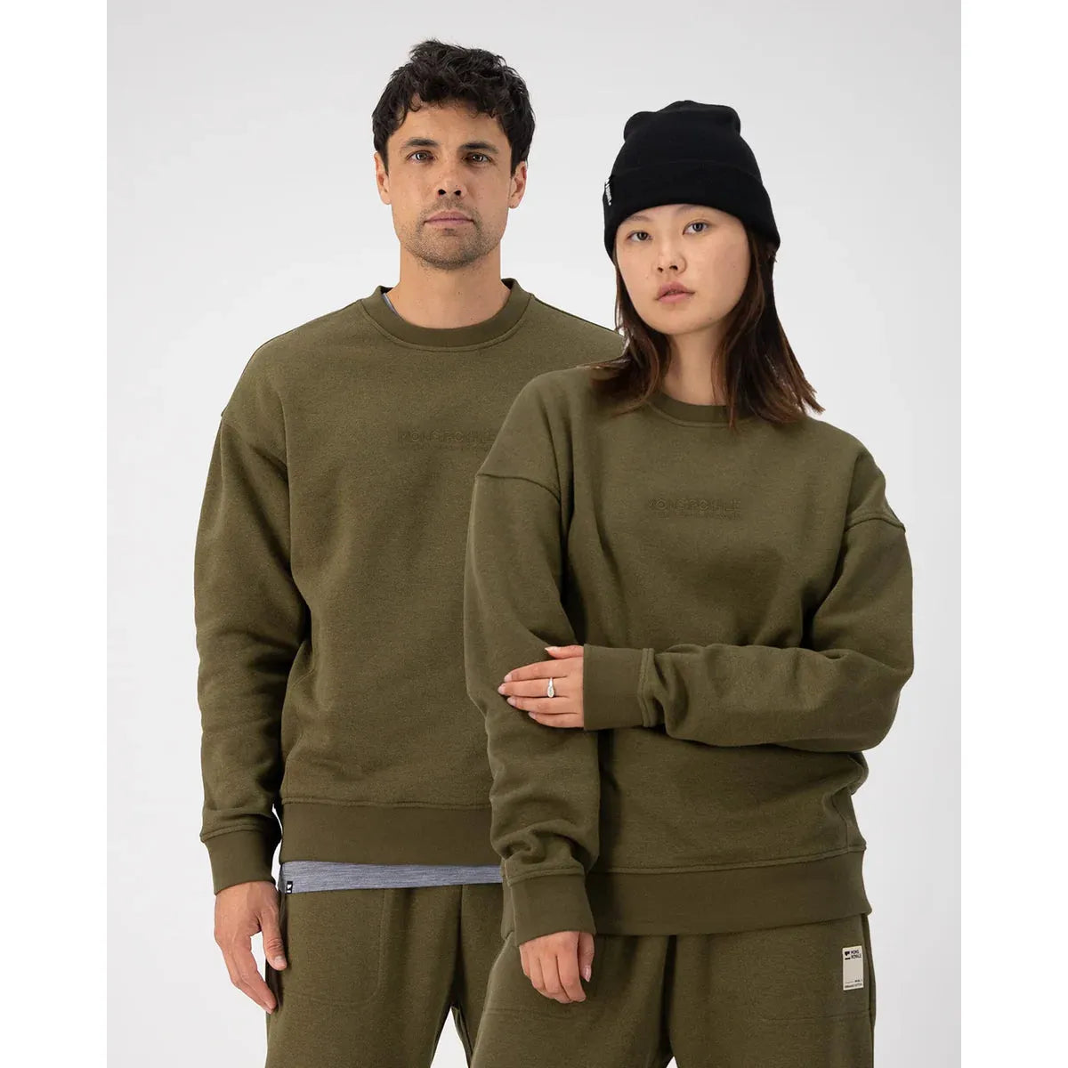 Mons Royale Verdant Merino Cotton Crew Top