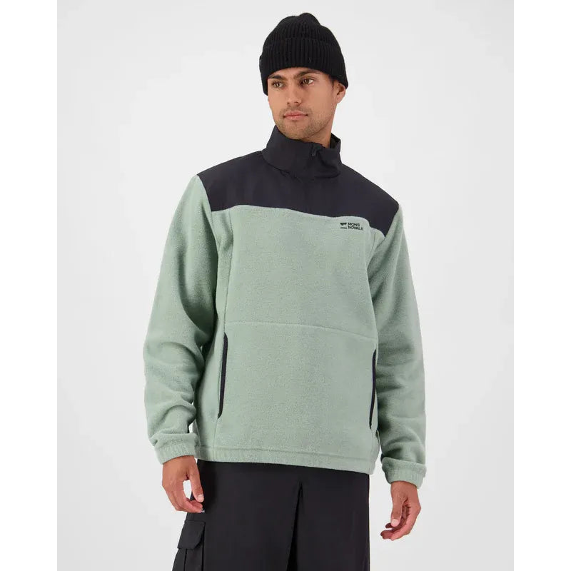 Mons Royale Men's s Pileup Wool Fleece ¼ Zip