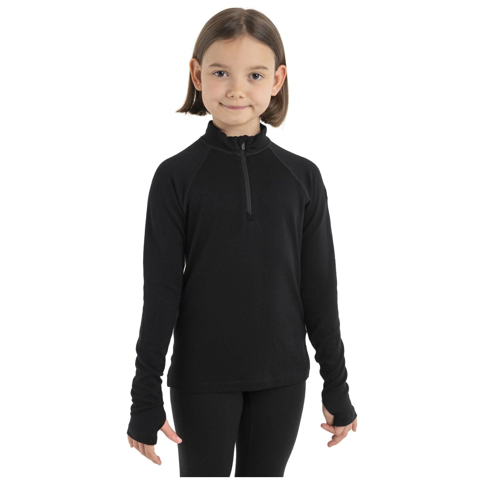 Icebreaker Kid's Merino 260 Tech Long Sleeve Half Zip Thermal Top
