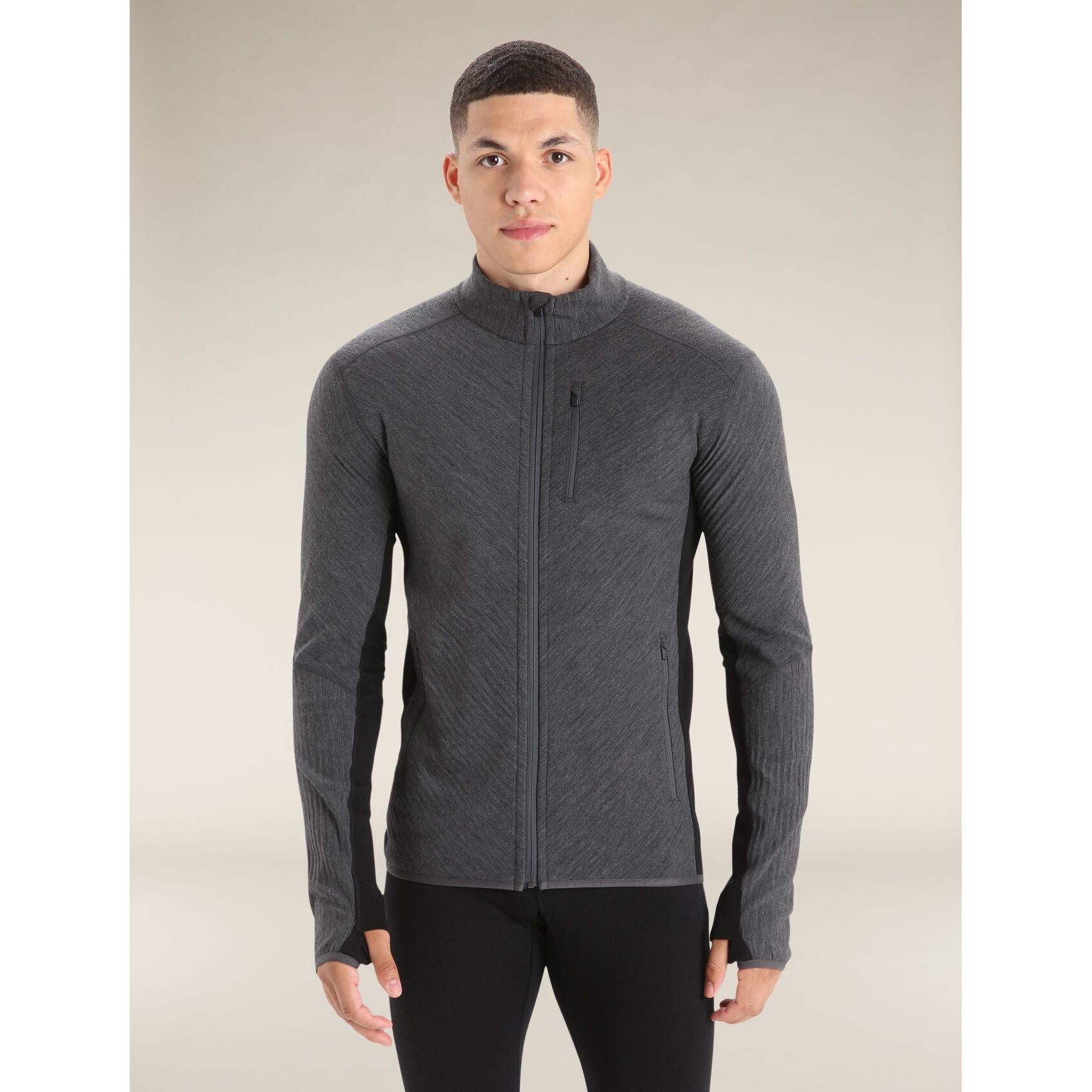 Icebreaker Men's Descender Long Sleeve Full Zip Jacket