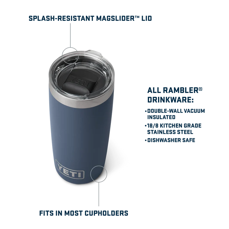 Yeti Rambler 10oz Tumbler MagSlider Cup (295ml)