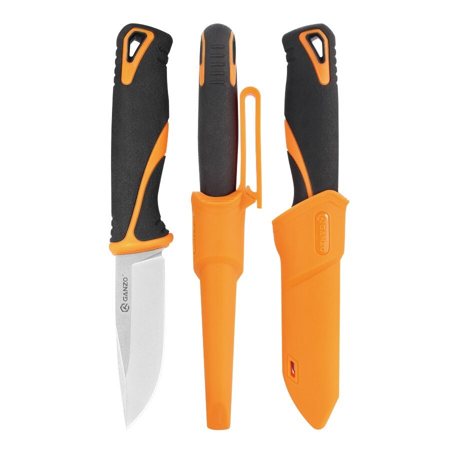 Ganzo G807 Orange Fixed Blade Knife