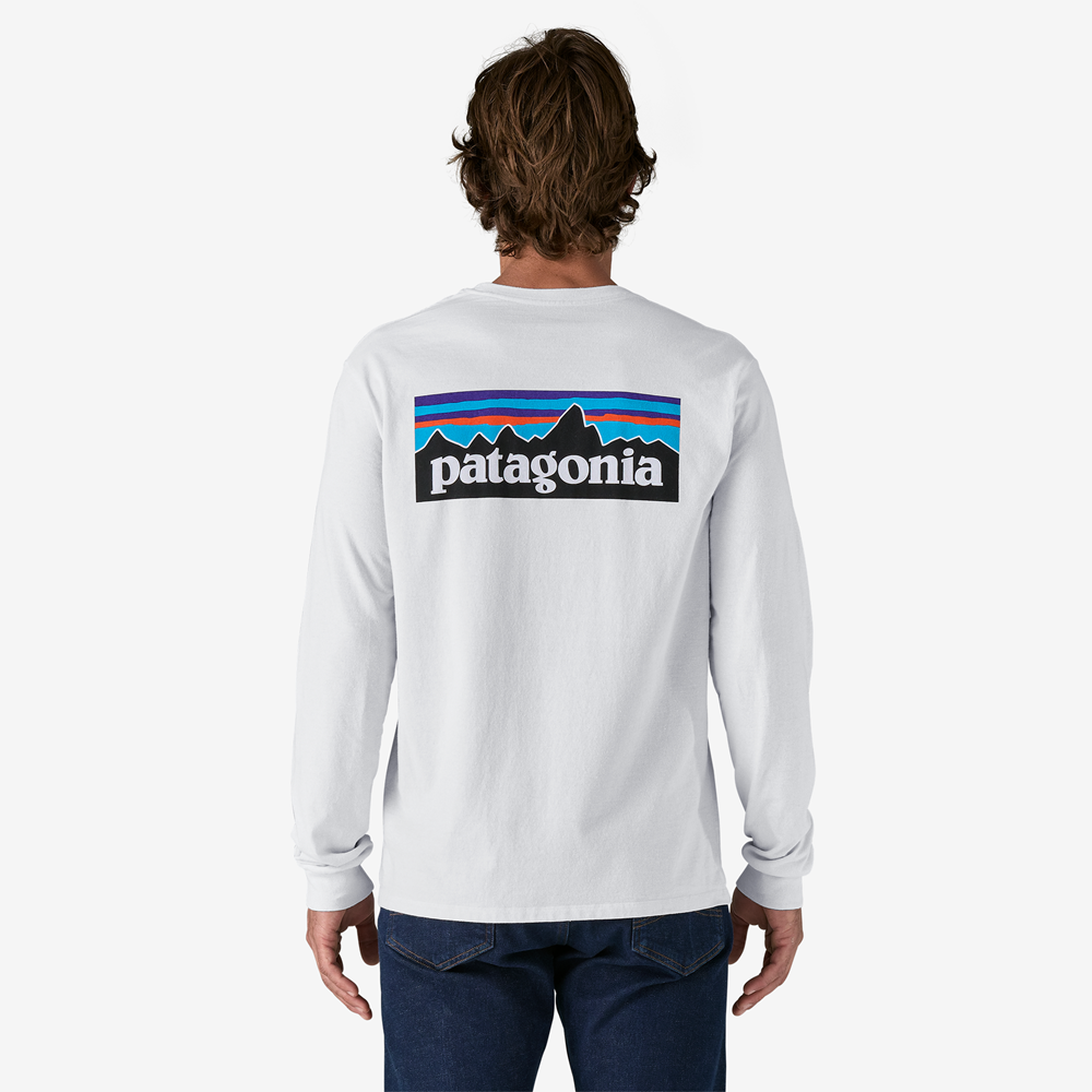 Patagonia Men's L/S P-6 Logo Responsibili-Tee
