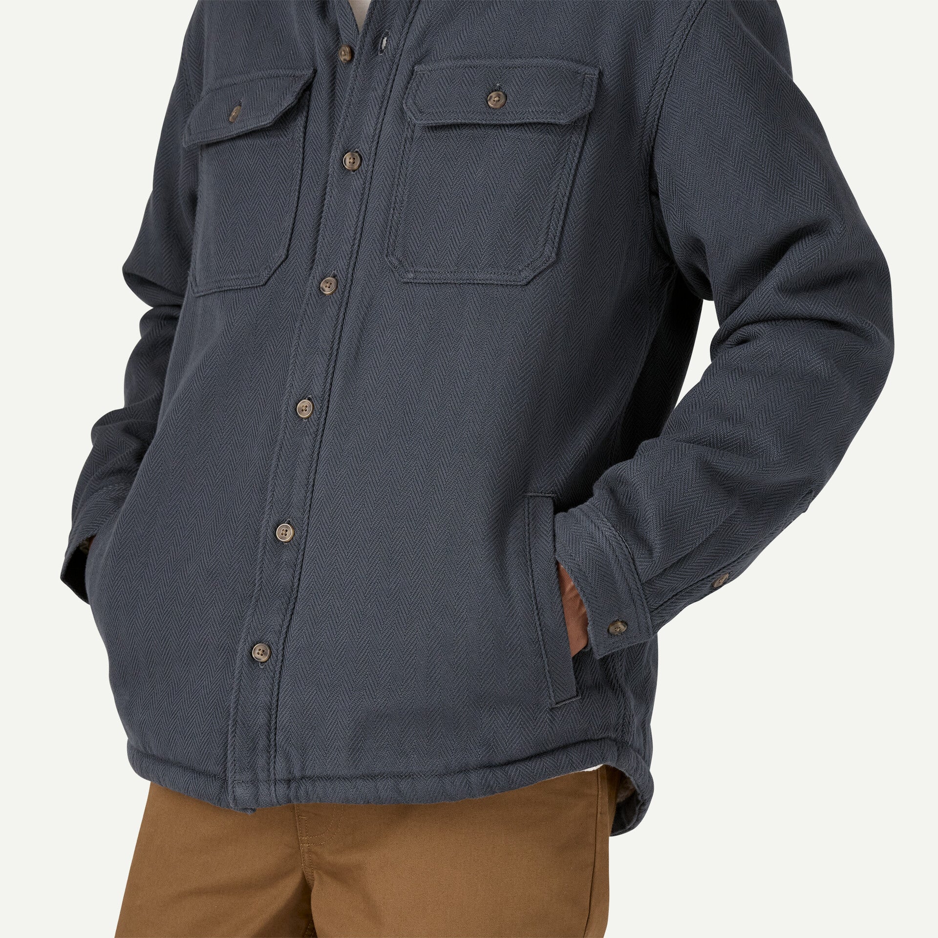 Patagonia Men's Pile Lined Fjord Loft Shirt Jacket