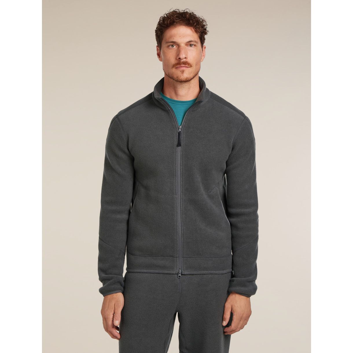 Icebreaker Men's Merino Blend 800 RealFleece Classic Pile LS Zip