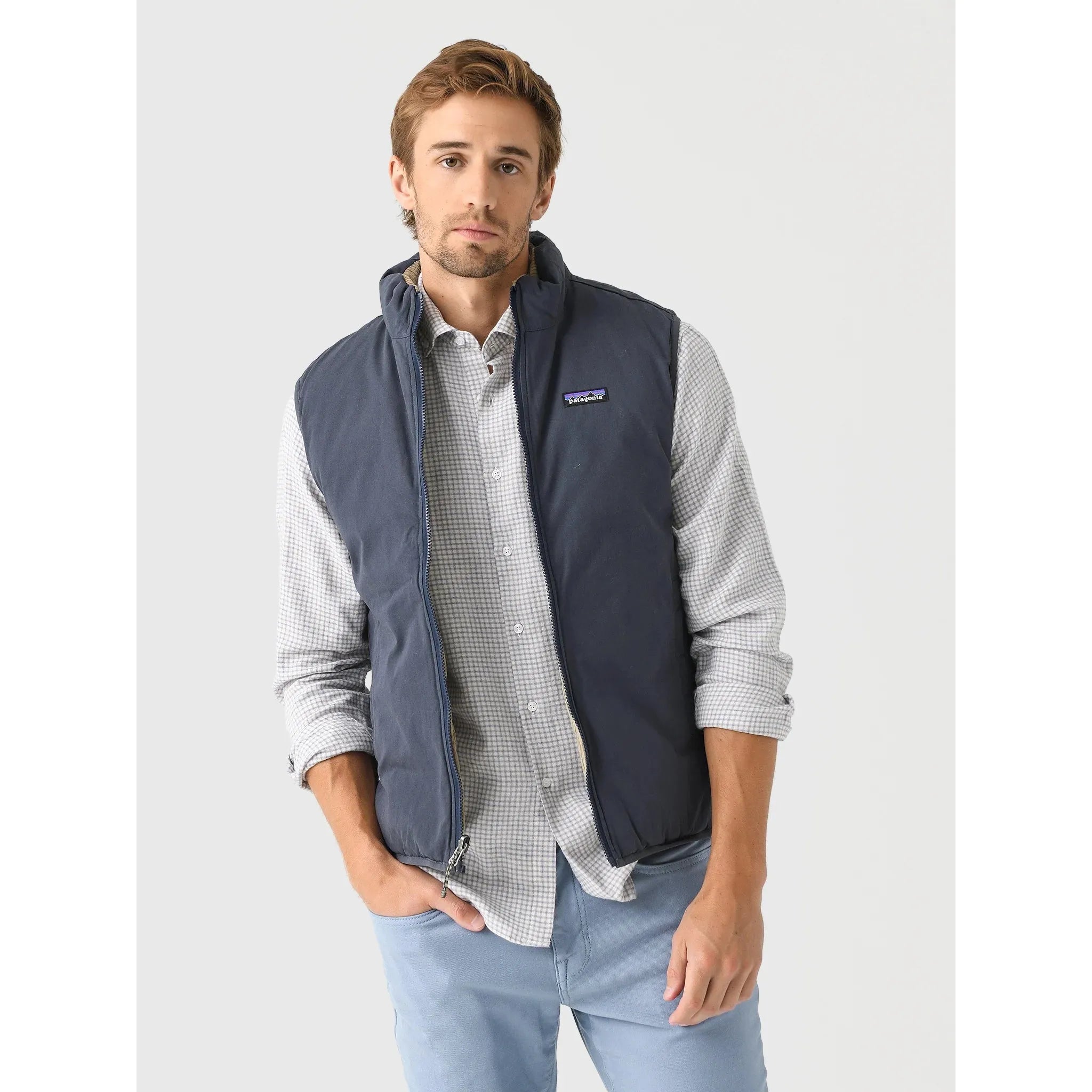 Patagonia Men's Reversible Cotton Down Vest