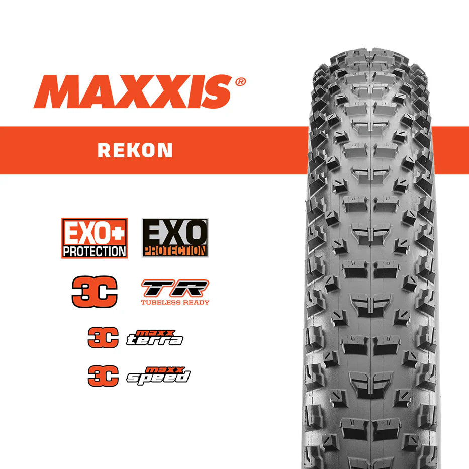 Maxxis Rekon Tyre 27.5 x 2.80 EXO/TR Foldable