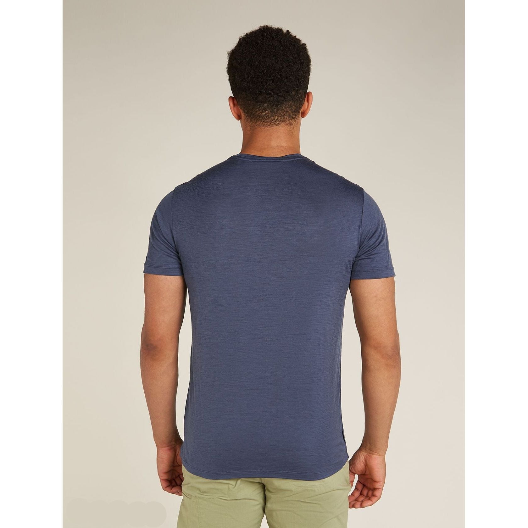 Icebreaker Men's  Merino 150 Tech Lite Short Sleeve Tee Skiing Yeti