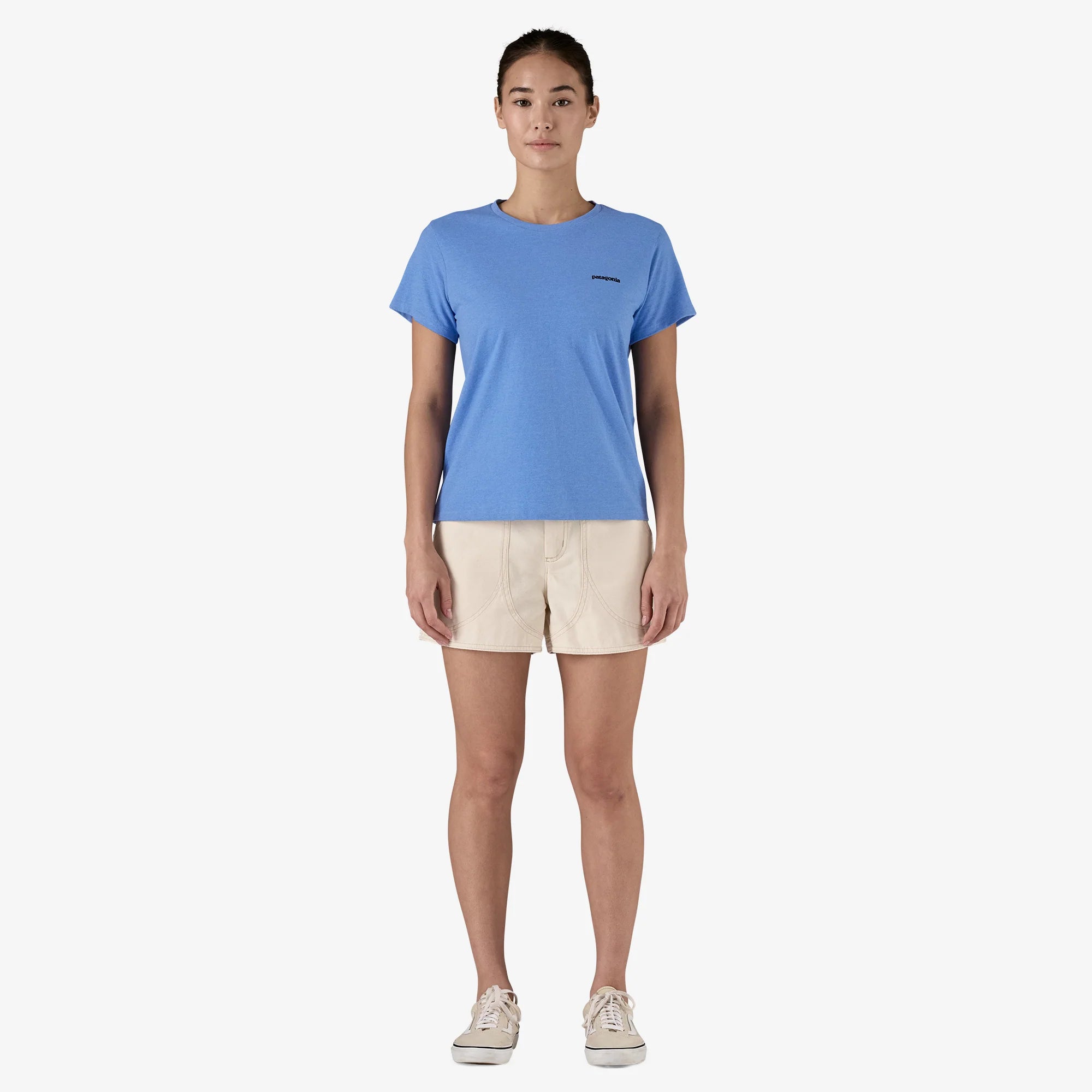 Patagonia Women's L/S P-6 Logo Responsibili-Tee