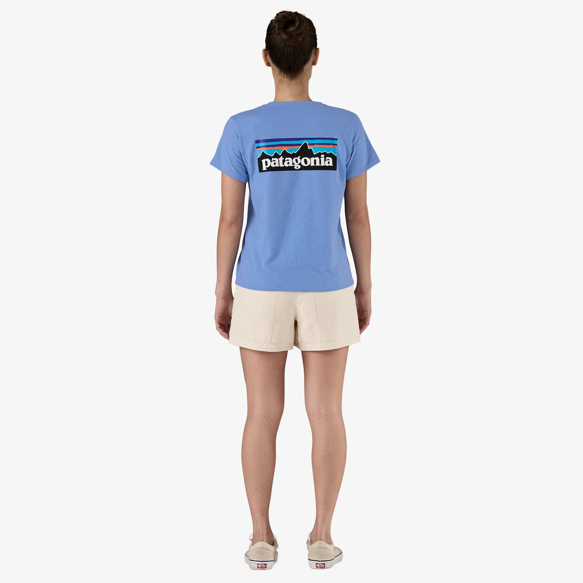 Patagonia Women's L/S P-6 Logo Responsibili-Tee