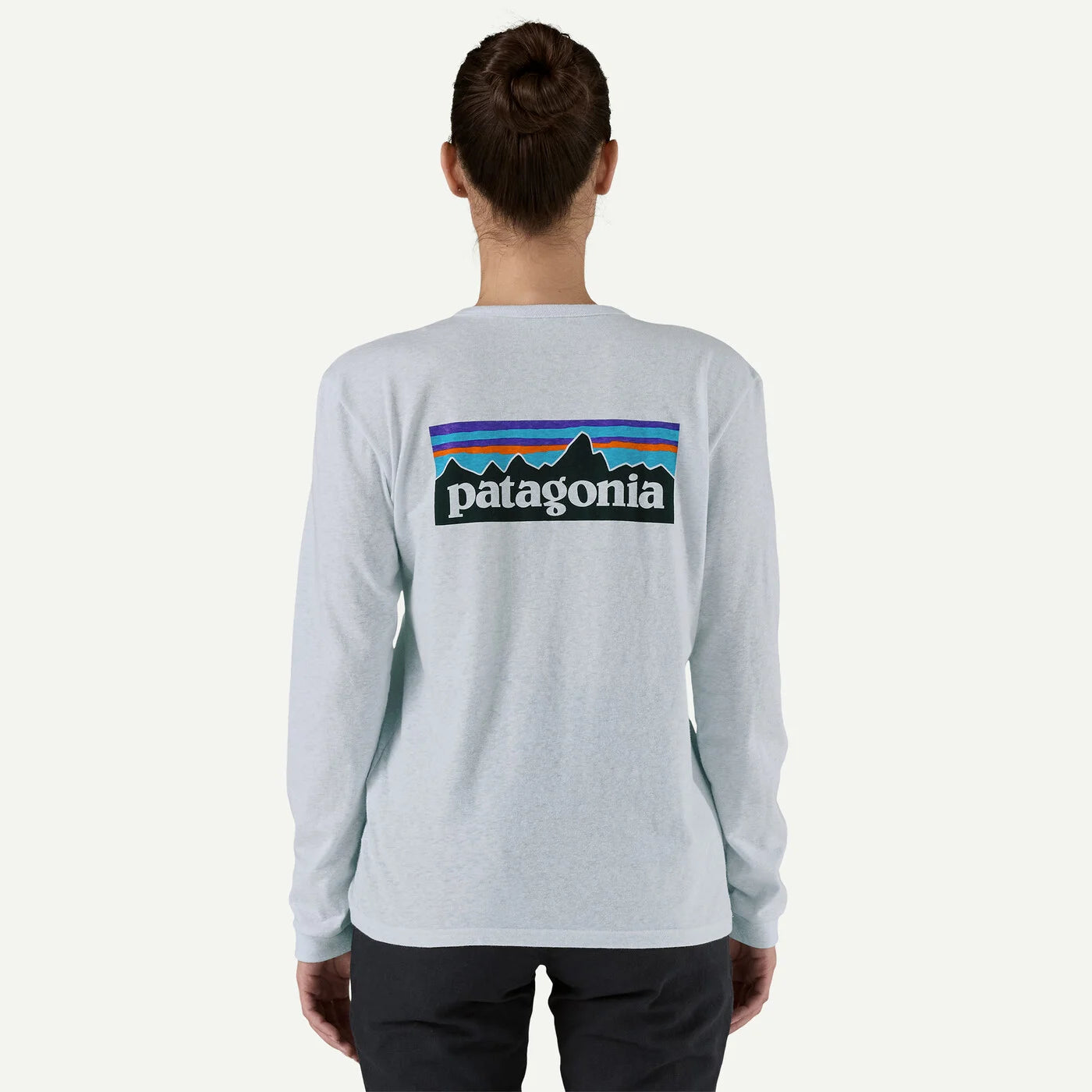 Patagonia Women's L/S P-6 Logo Responsibili-Tee
