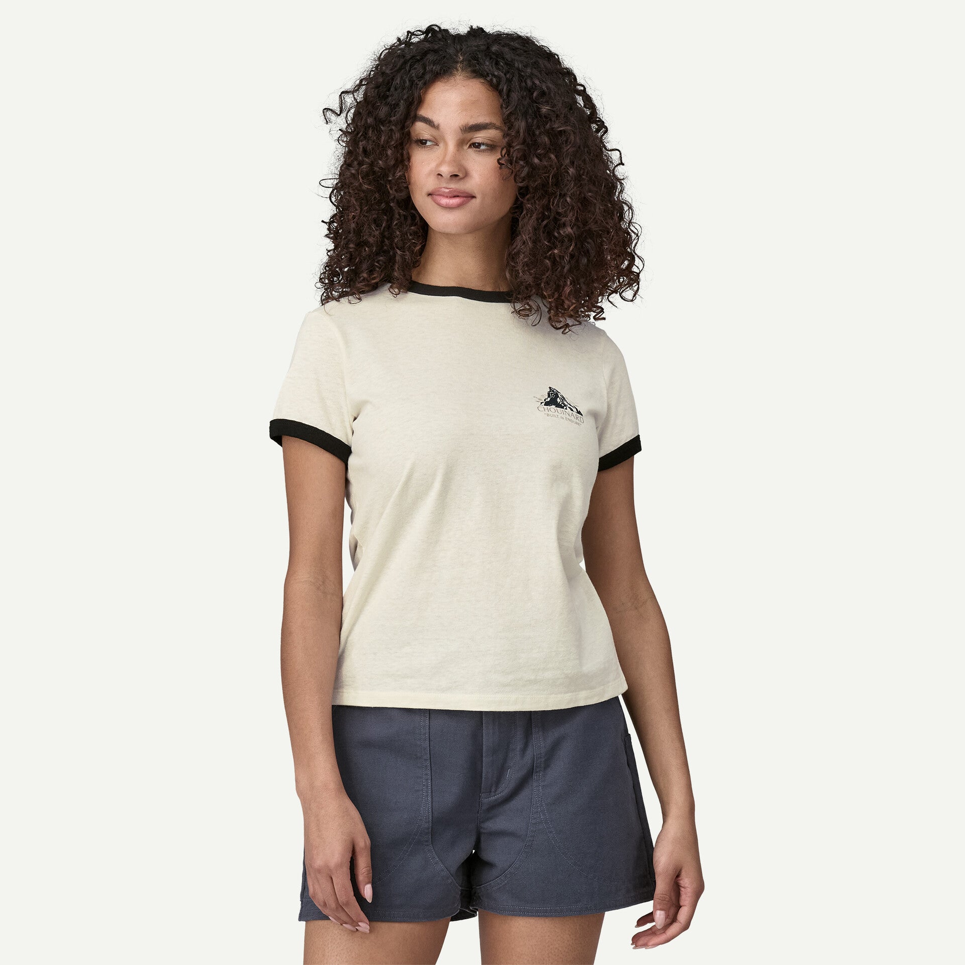 Patagonia Women's Chouinard Crest Ringer Responsibili-Tee