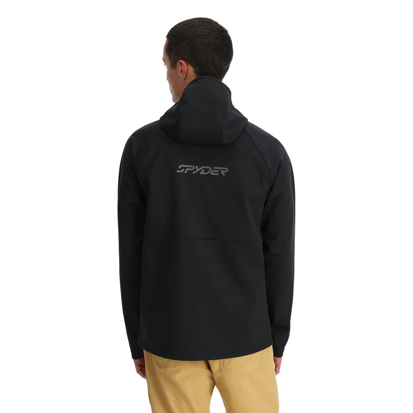 Spyder Men's Gridweb Shellfleece Hoodie