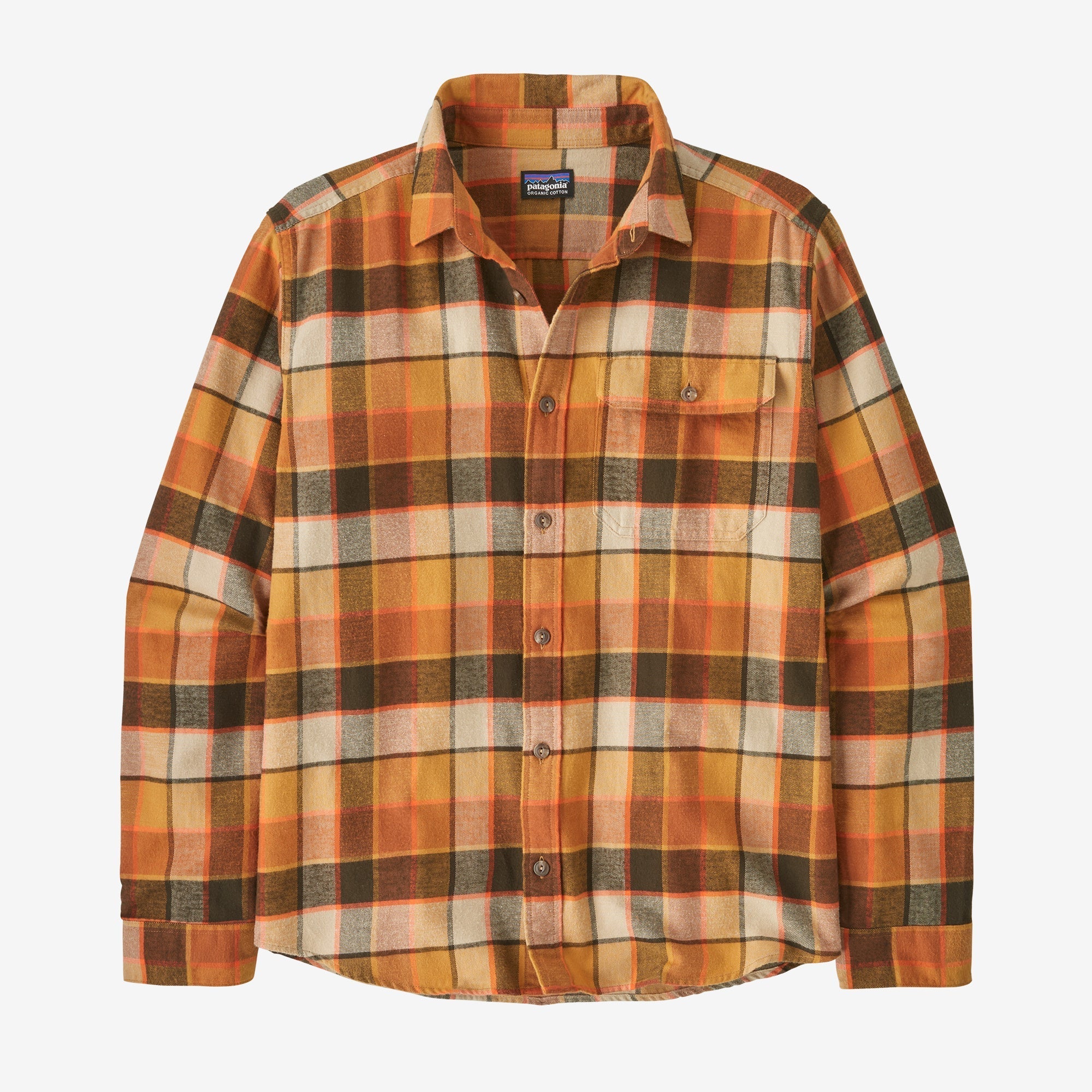 Patagonia Men's Long-Sleeved LW Fjord Flannel Shirt