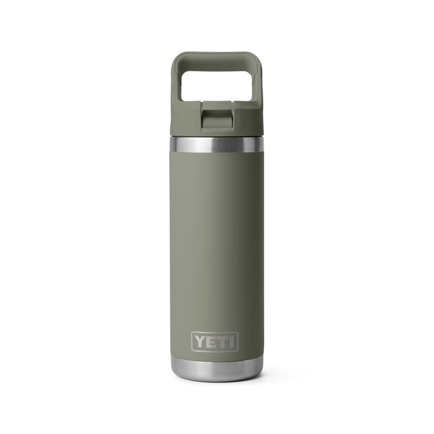 Yeti Rambler 18oz Bottle with Straw Lid Cap (532ml)