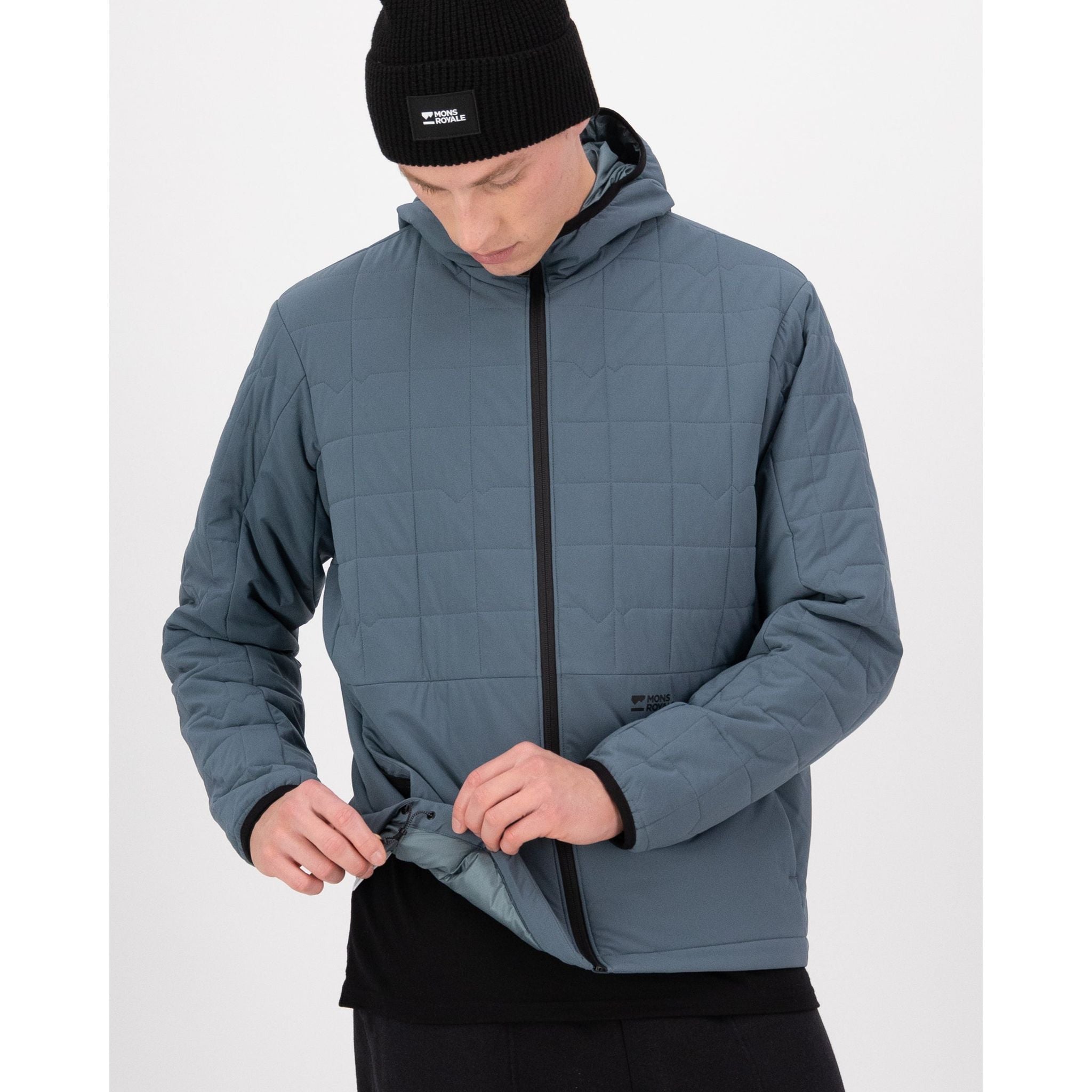 Mons Royale Men's Canyon Merino Insulated Hooded Jacket