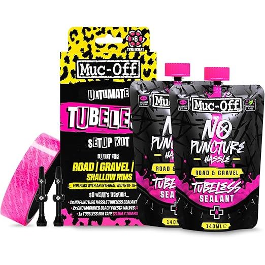 Muc Off Ultimate Tubeless Setup Kit - Road 44mm Valves