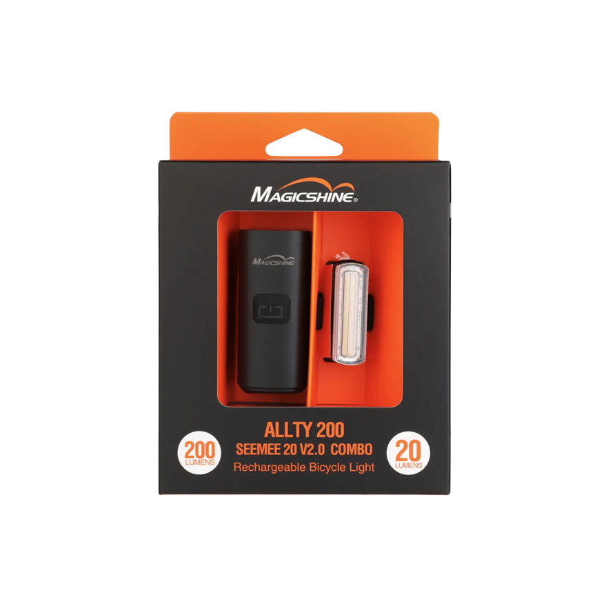 Magicshine Allty 200 + Seemee 20 V2.0 Bike Light Combo Set