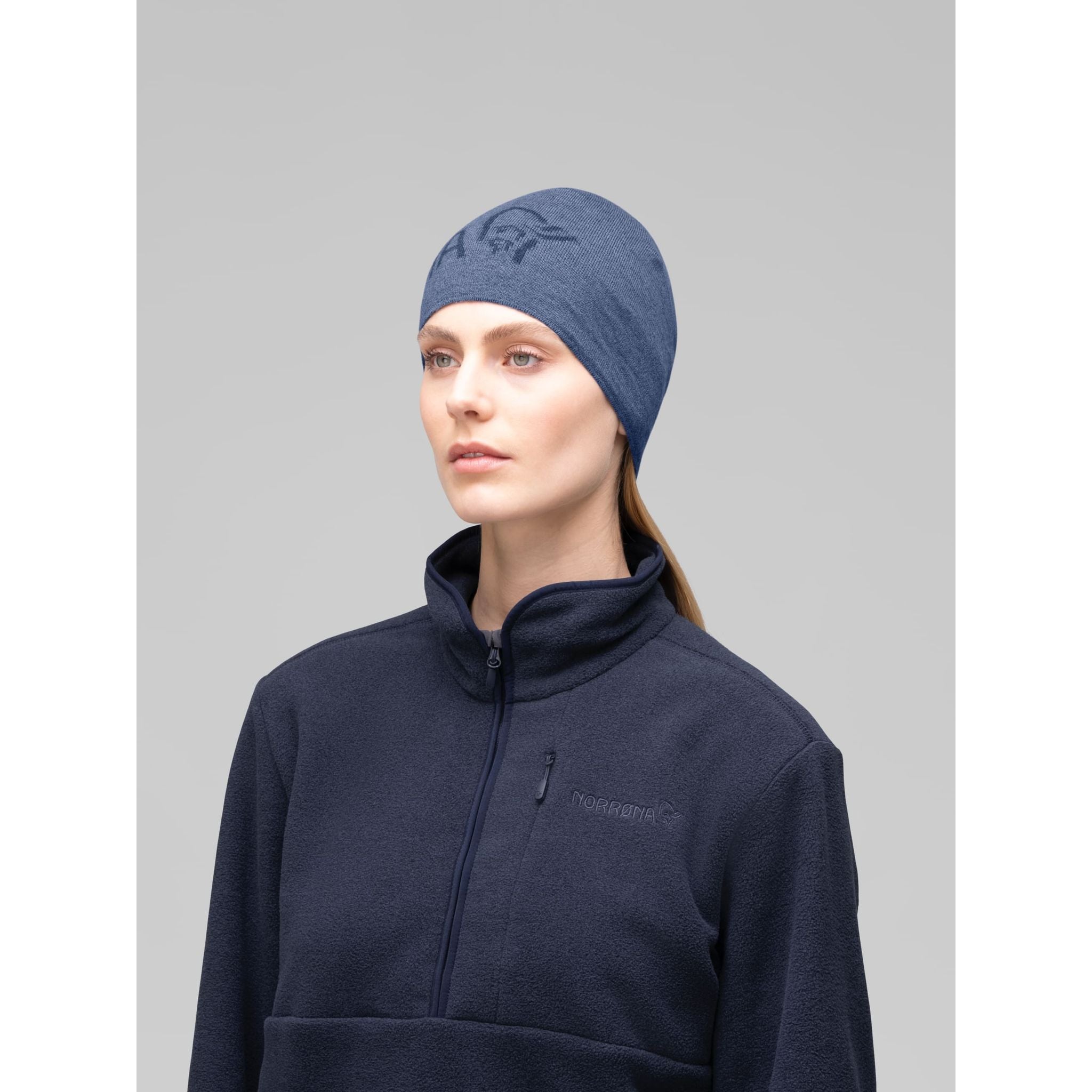 Norrona /29 light merinoUll logo Beanie