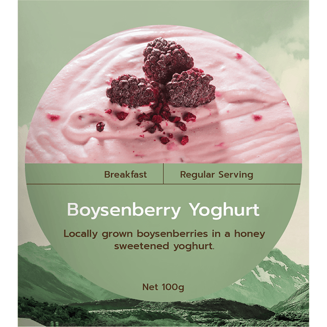 Real Meals Boysenberry Yoghurt