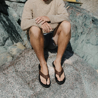 Reef Men's Cushion Phantom Leather Jandals