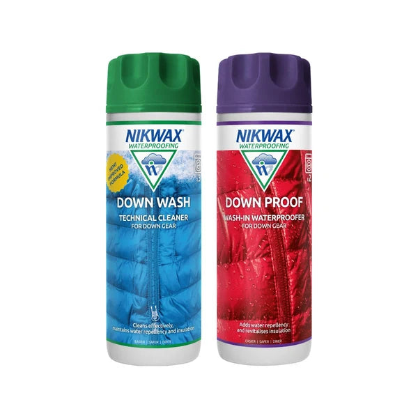 Nikwax Twin Pack - Down Wash Direct + Down Proof