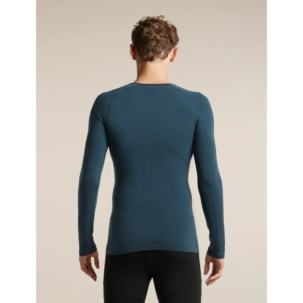 Icebreaker Men's Merino Blend 260 ZoneKnit Seamless Long Sleeve Crewe Thermal Top