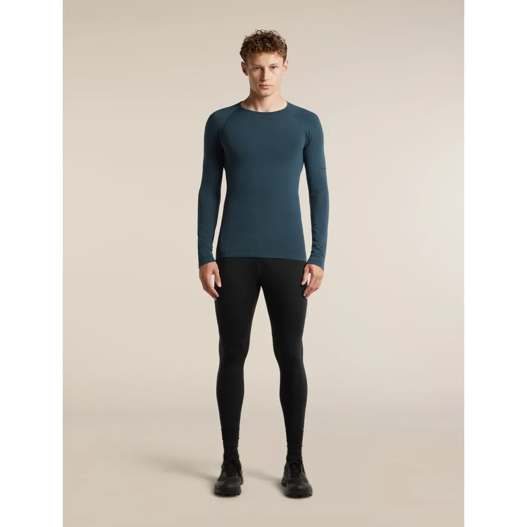 Icebreaker Men's Merino Blend 260 ZoneKnit Seamless Long Sleeve Crewe Thermal Top