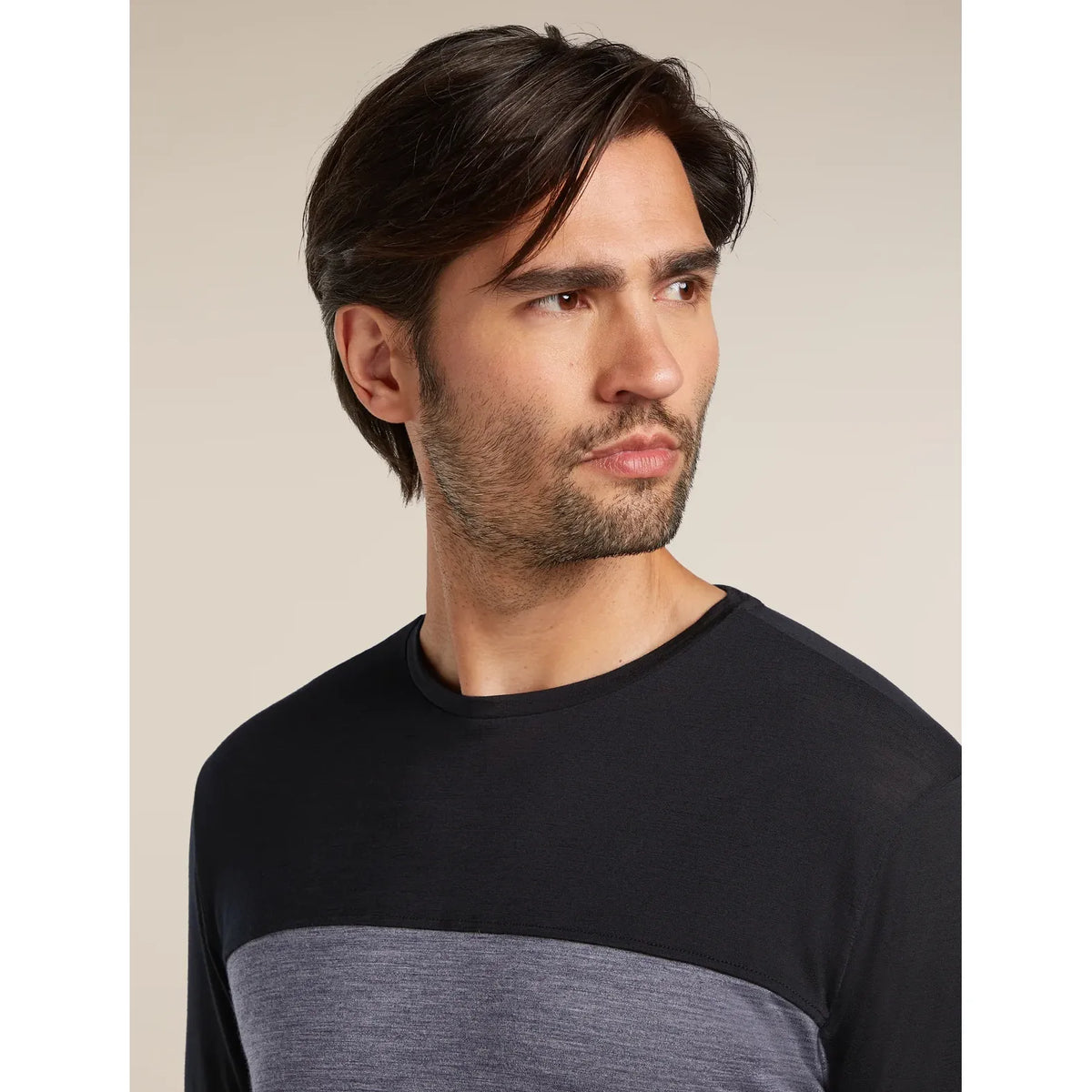 Icebreaker Men's Merino Blend 125 Cool-Lite Sphere LS T-Shirt Colour Block