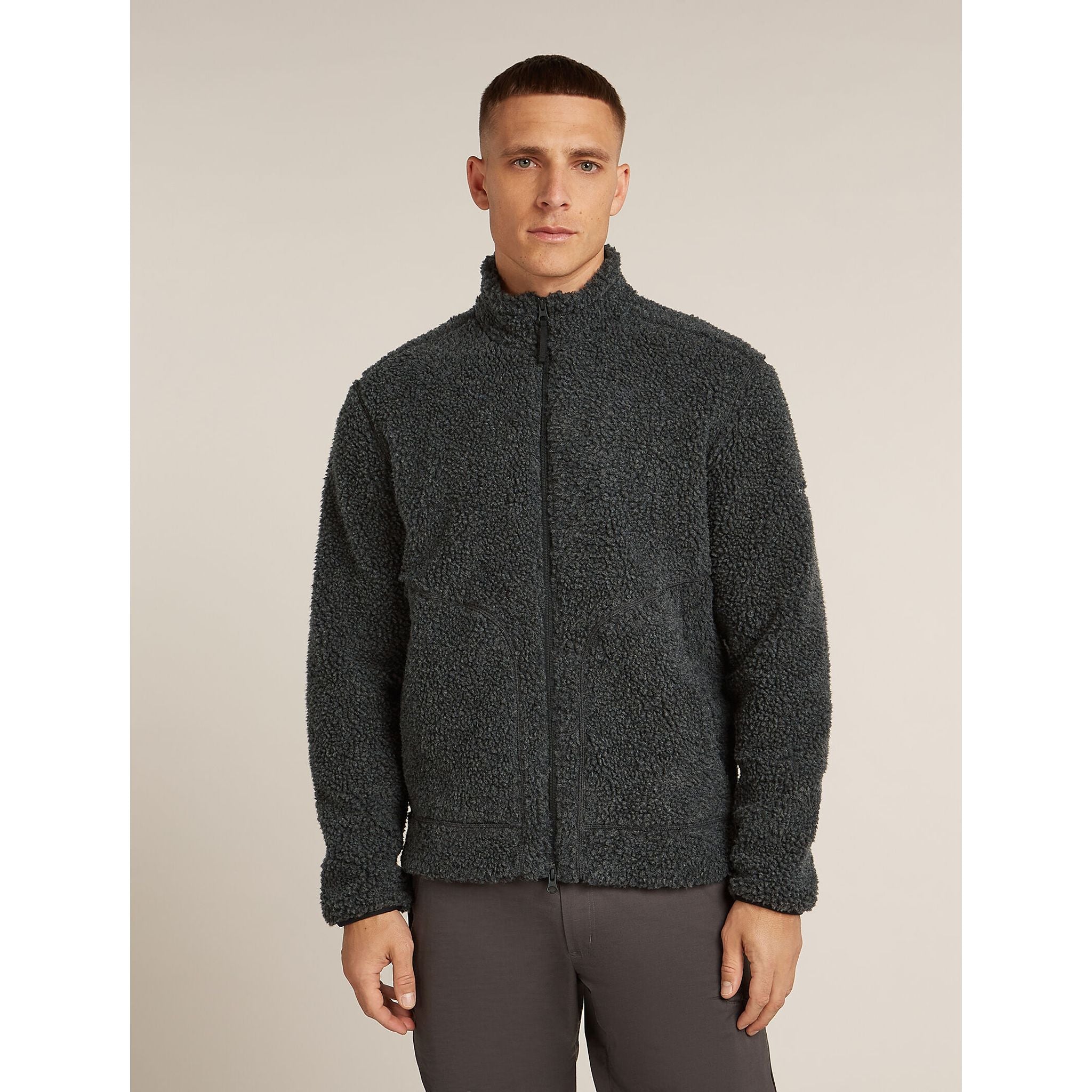 Icebreaker Men's Merino Blend 960 RealFleece High Pile Long Sleeve Full Zip