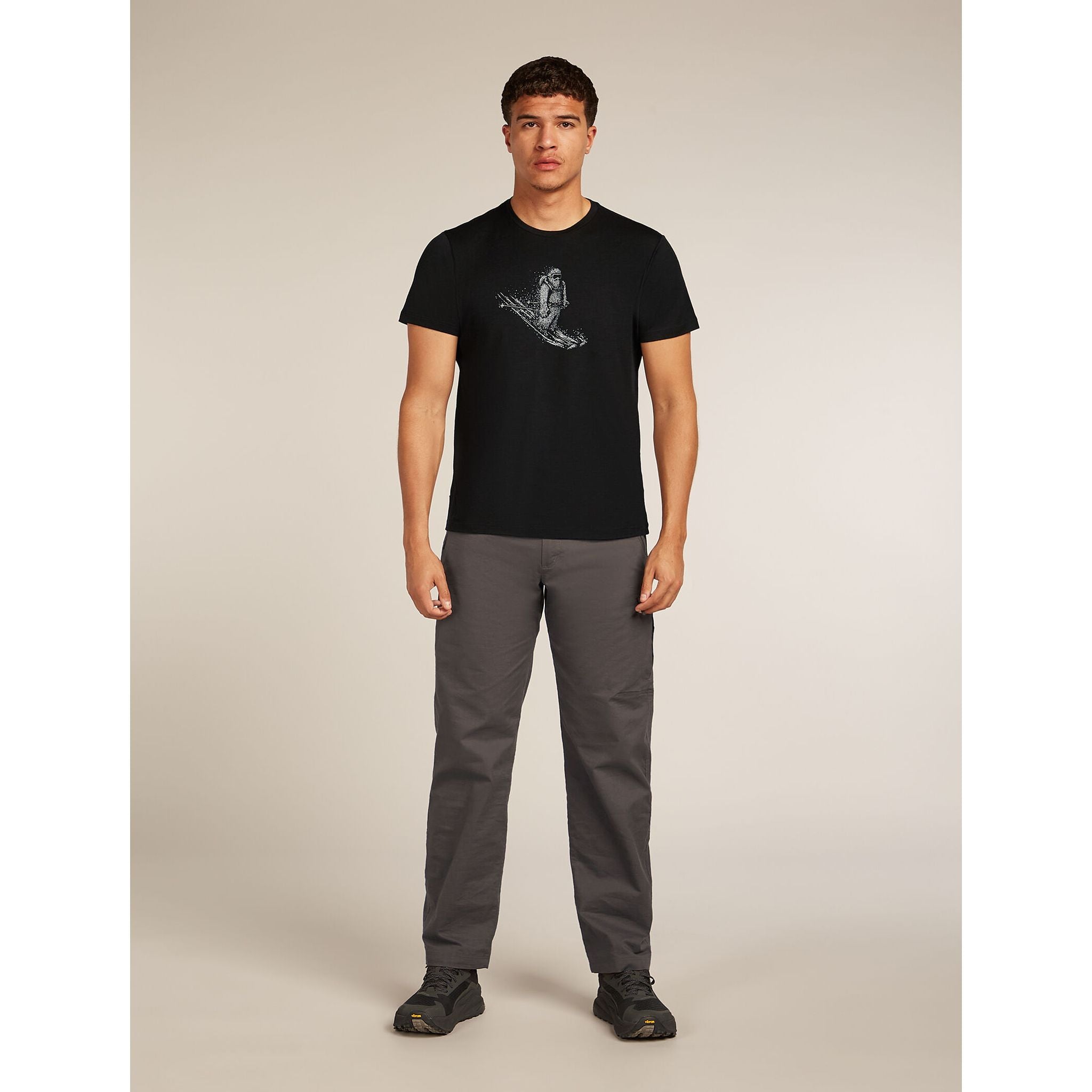 Icebreaker Men's  Merino 150 Tech Lite Short Sleeve Tee Skiing Yeti