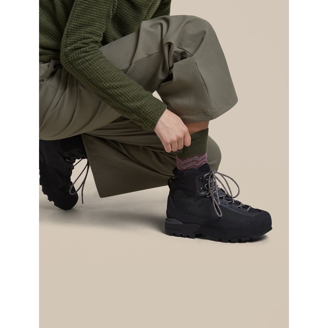 Icebreaker Women's Merino Hike+ Medium Crew Across the Peaks Socks