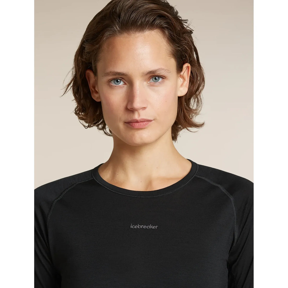Icebreaker Women's Merino Blend 125 ZoneKnit LS Crewe