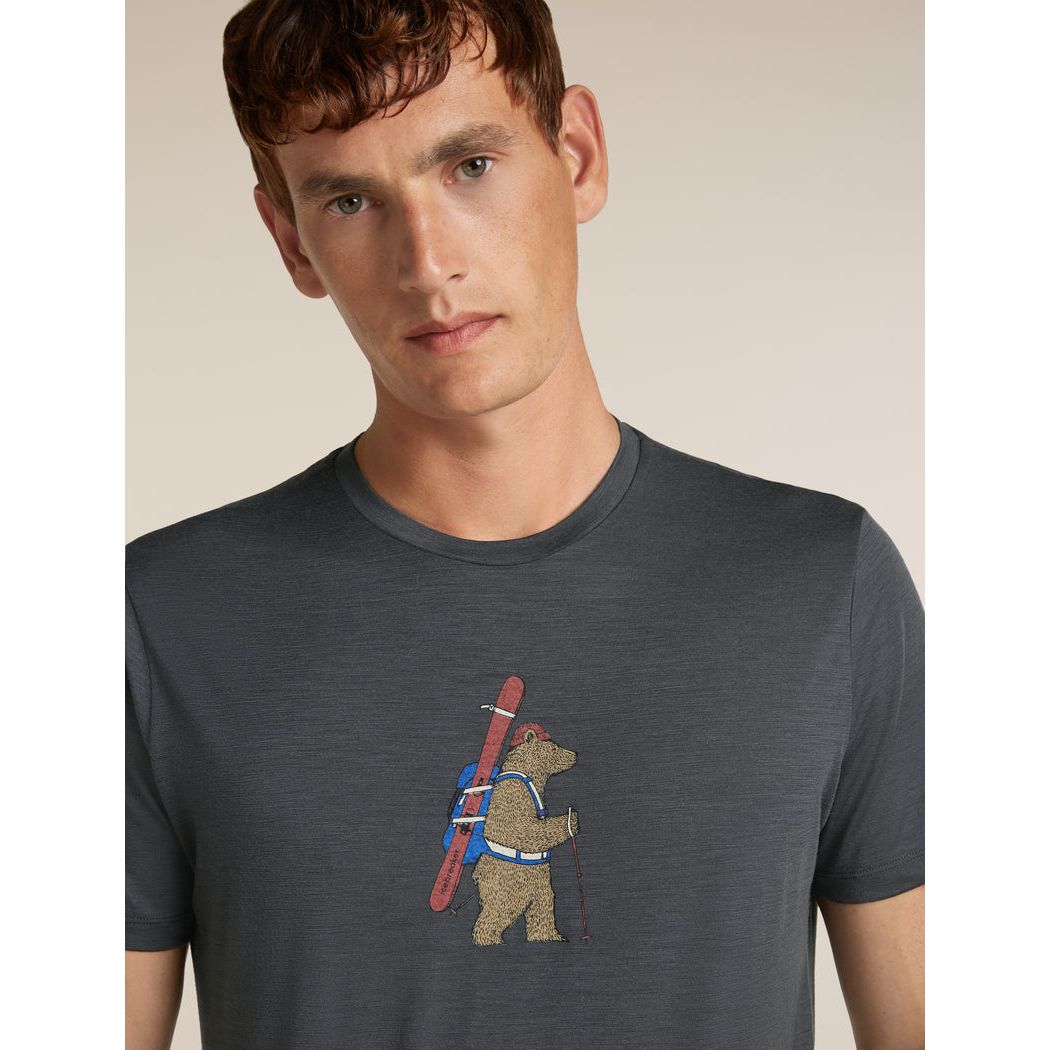 Icebreaker Men's Merino 150 Tech Lite SS Tee Bear Tour