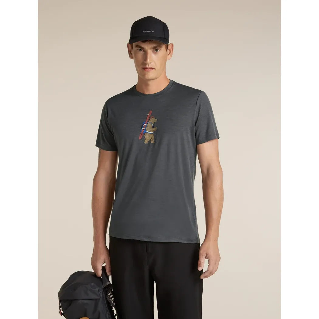 Icebreaker Men's Merino 150 Tech Lite SS Tee Bear Tour