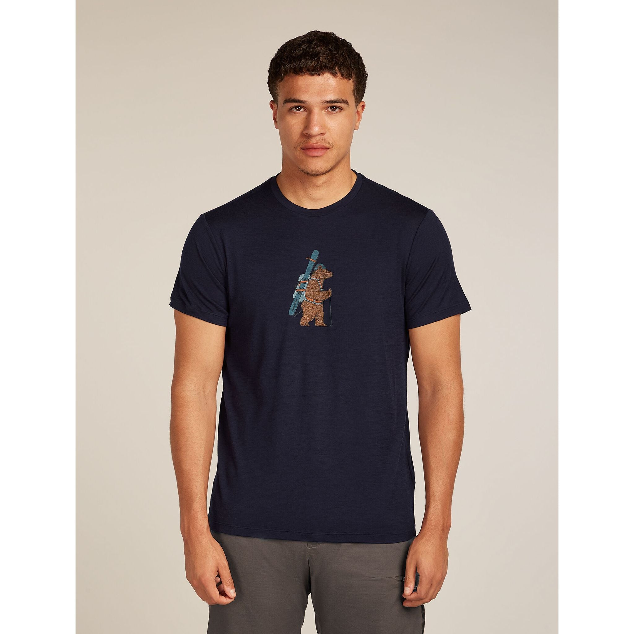 Icebreaker Men's Merino 150 Tech Lite SS Tee Bear Tour