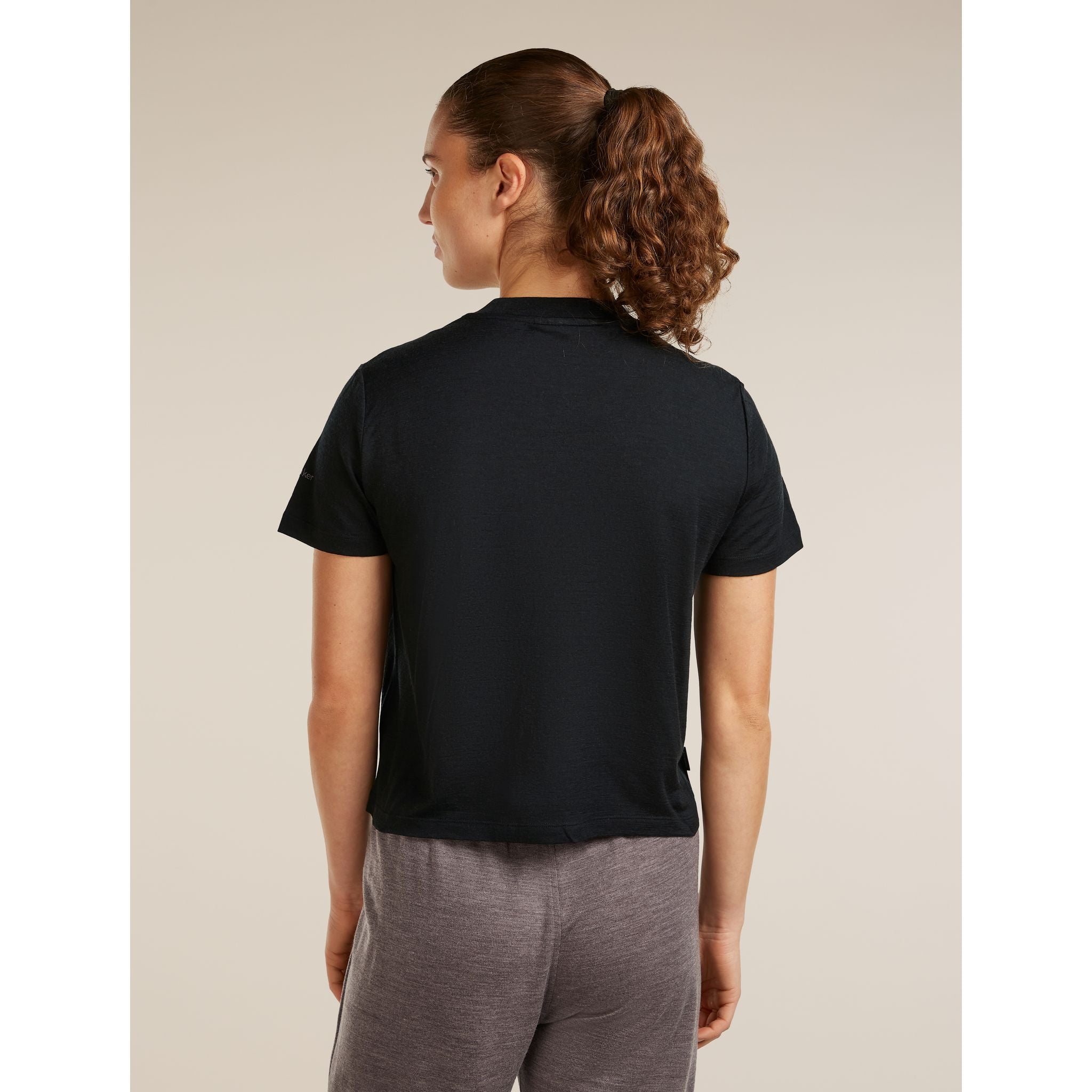 Icebreaker Women's Merino 150 Tech Lite SS Crop Tee NZ Flora